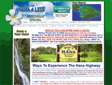 Tablet Screenshot of hana4less.com
